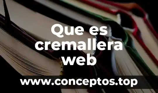 Que es cremallera web