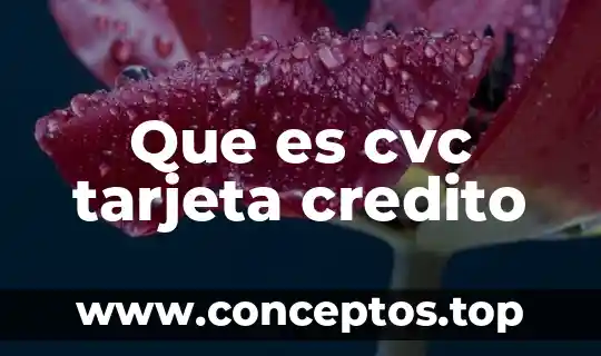 Nombre que aparece en la tarjeta que es eso 5 Que es cvc tarjeta credito