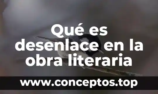 Qué es desenlace en la obra literaria