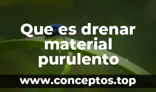 Que es un material compuesto fibrado 3 Que es drenar material purulento