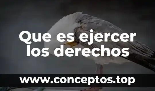 Que es el popper sólido 5 Que es ejercer los derechos