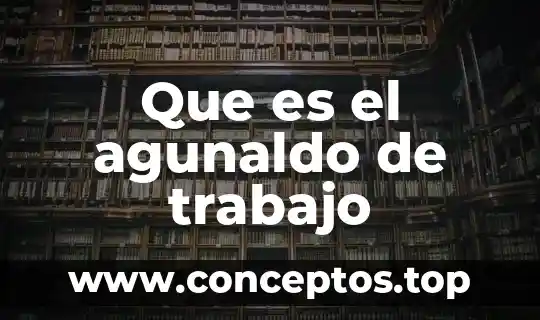 Que es finisher de trabajo 6 Que es el agunaldo de trabajo