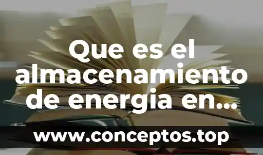 Que es el almacenamiento de energia en un capacitor resumen