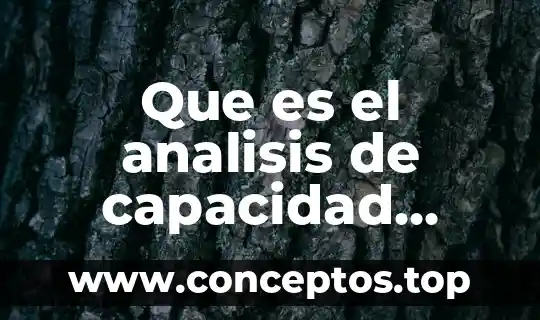 Que es el analisis de capacidad system cellular