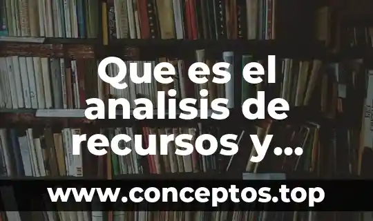 Que es el analisis de recursos y capacidades