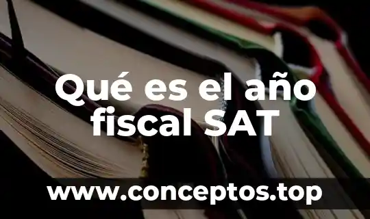 Qué es el sat y sus funciones en México 5 Qué es el año fiscal SAT