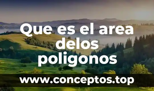 Que es el area delos poligonos