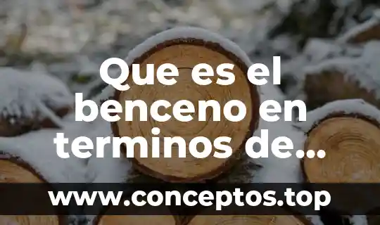 Que es el compuesto oinico en quimica 7 Que es el benceno en terminos de quimica