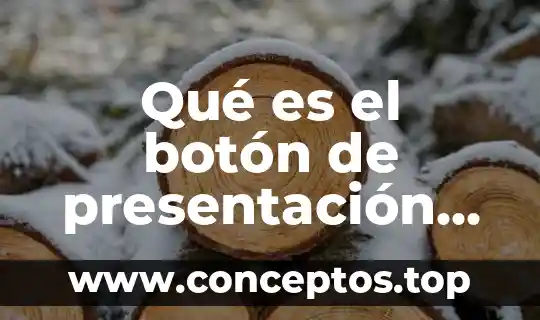 Qué es un botón en Flash y sus tipos 7 Qué es el botón de presentación en Word