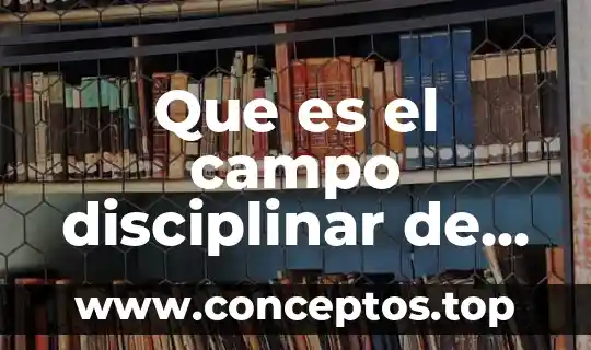 Que es el campo disciplinar de la pedagogia