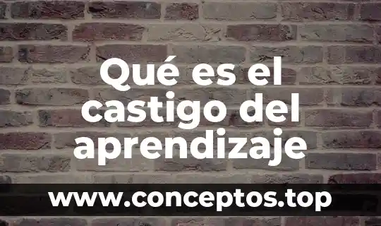 Que es dibujar un sol 5 Qué es el castigo del aprendizaje