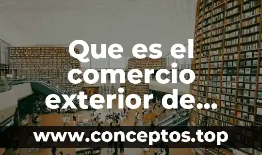 Que es el comercio exterior de servicios