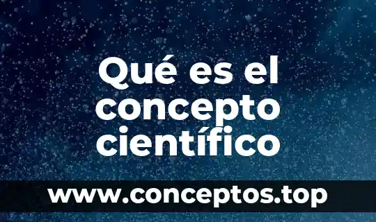 Qué es el concepto disyunción 4 Qué es el concepto científico