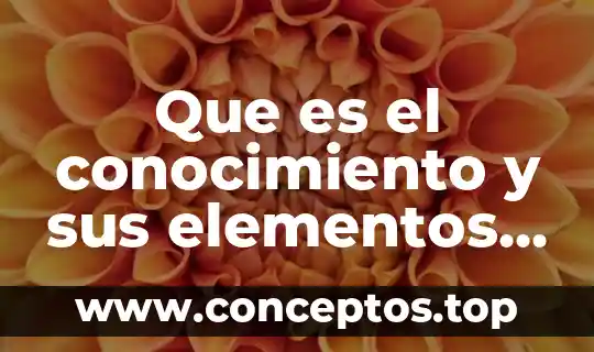 Que es el conocimiento supersticion 8 Que es el conocimiento y sus elementos basicos