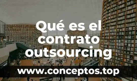 Qué es el contrato outsourcing