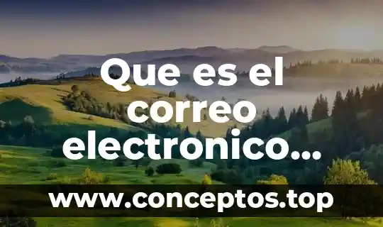 Que es el correo electronico uach