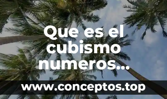 Que es el cubismo numeros aureos
