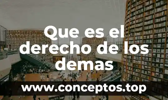 Que es demo software 3 Que es el derecho de los demas