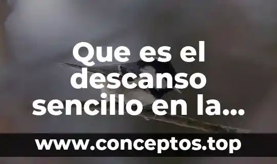 Que es el descanso sencillo en la danza folclórica mexicana