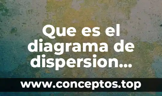 Que es el diagrama de dispersion estadistica