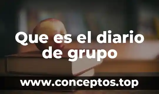 Que es una cuenta de asiento de diario 4 Que es el diario de grupo