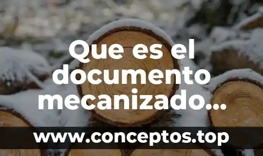 Que es el documento mecanizado del iess