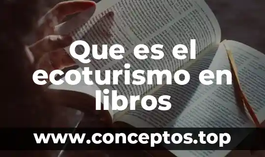 Que es un logotipo libros 4 Que es el ecoturismo en libros