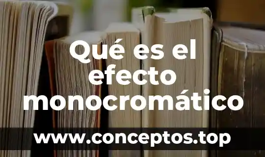 Que es efecto alfa 6 Qué es el efecto monocromático