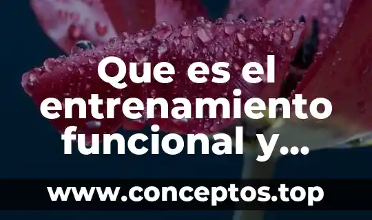 Que es el entrenamiento funcional y futbol