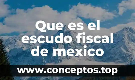 Que es el escudo fiscal de mexico