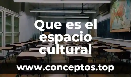 Como cerrar un espacio que es lavadero 3 Que es el espacio cultural