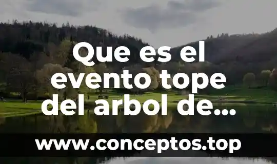 Que es un evento compuesto en estadistica 6 Que es el evento tope del arbol de causas
