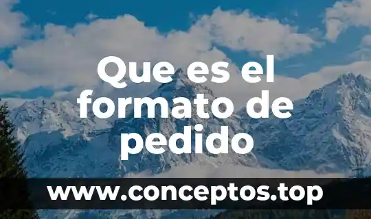 Pará que es el formato de nota de salida 6 Que es el formato de pedido