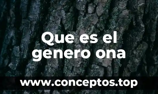Qué es el género y número gramatical 4 Que es el genero ona