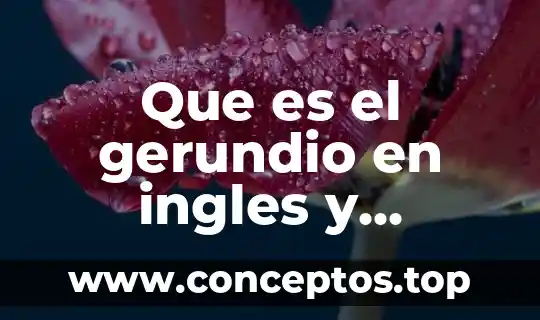 Que es intoxication en ingles 3 Que es el gerundio en ingles y español