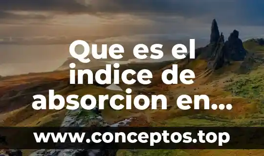 Que es el indice de absorcion en transformadores