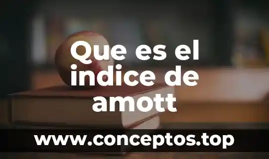 Que es el indice de amott
