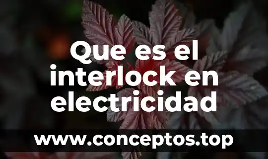 Que es el interlock en electricidad