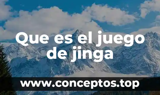 Que es el juego de jinga