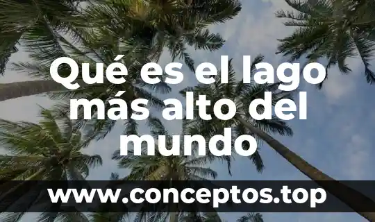 Lenguaje de bajo y alto nivel que es 5 Qué es el lago más alto del mundo