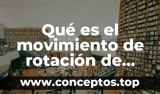 Qué es el movimiento de rotación de una figura