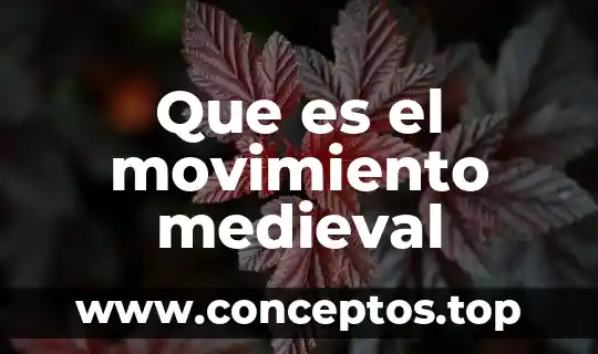 Que es el movimiento medieval