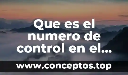 Que es el numero de control en el tecnnologico xalapa