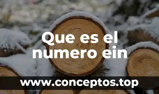 Qué es el número faltante 4 Que es el numero ein