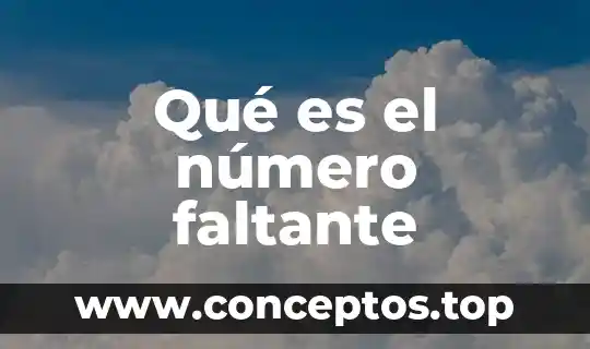 Qué es un número de masa atómica 5 Qué es el número faltante