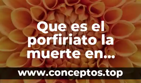 Que es el porfiriato la muerte en mexico