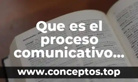 Que es el proceso comunicativo canal