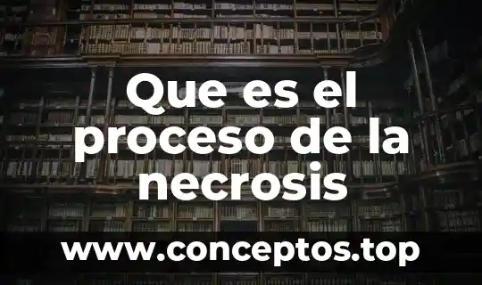 Que es una necrosis planta 3 Que es el proceso de la necrosis