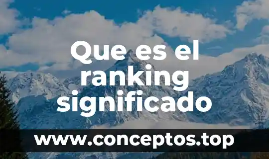 Significado de que es un gay padivo 8 Que es el ranking significado