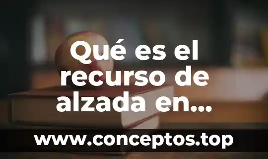 Qué es el recurso de alzada en derecho